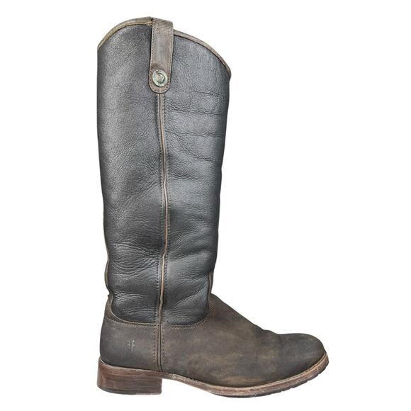 Frye Women’s Melissa Button Shearling Lined Lug Sole Riding Boot Size US 9.5 - Picture 1 of 14